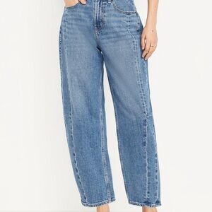 Old Navy Women's Jeans High Waisted Ankle Barrel